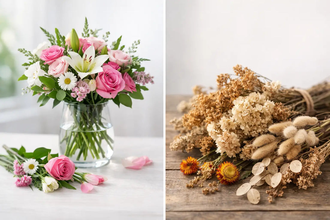 Fresh or Dried Flowers? What to Choose