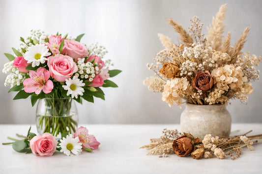 Fresh Flowers vs Dried: Which Suits You?
