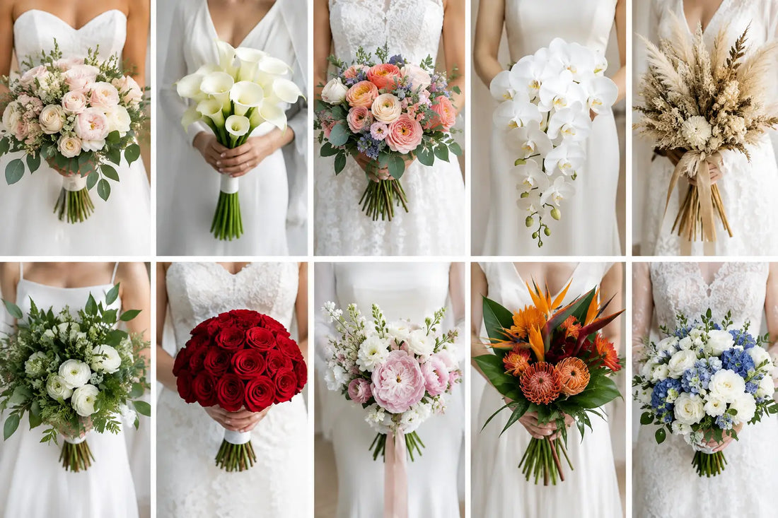 10 Wedding Bouquet Style Examples for Modern Brides