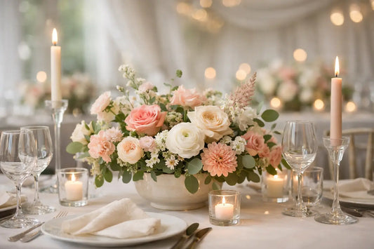 A Guide to Wedding Table Flowers That Feel Personal