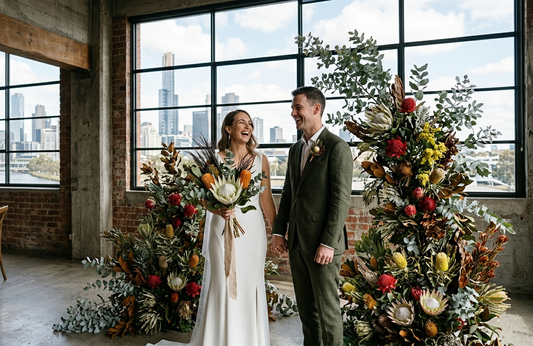 2026 Melbourne wedding trends for bold, sculptural and native