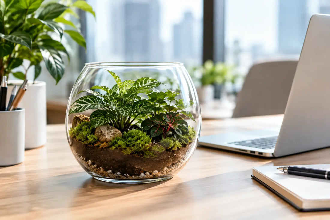 Office Terrarium Care for Busy Desks