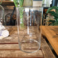 28cmH glass vase for bouquet