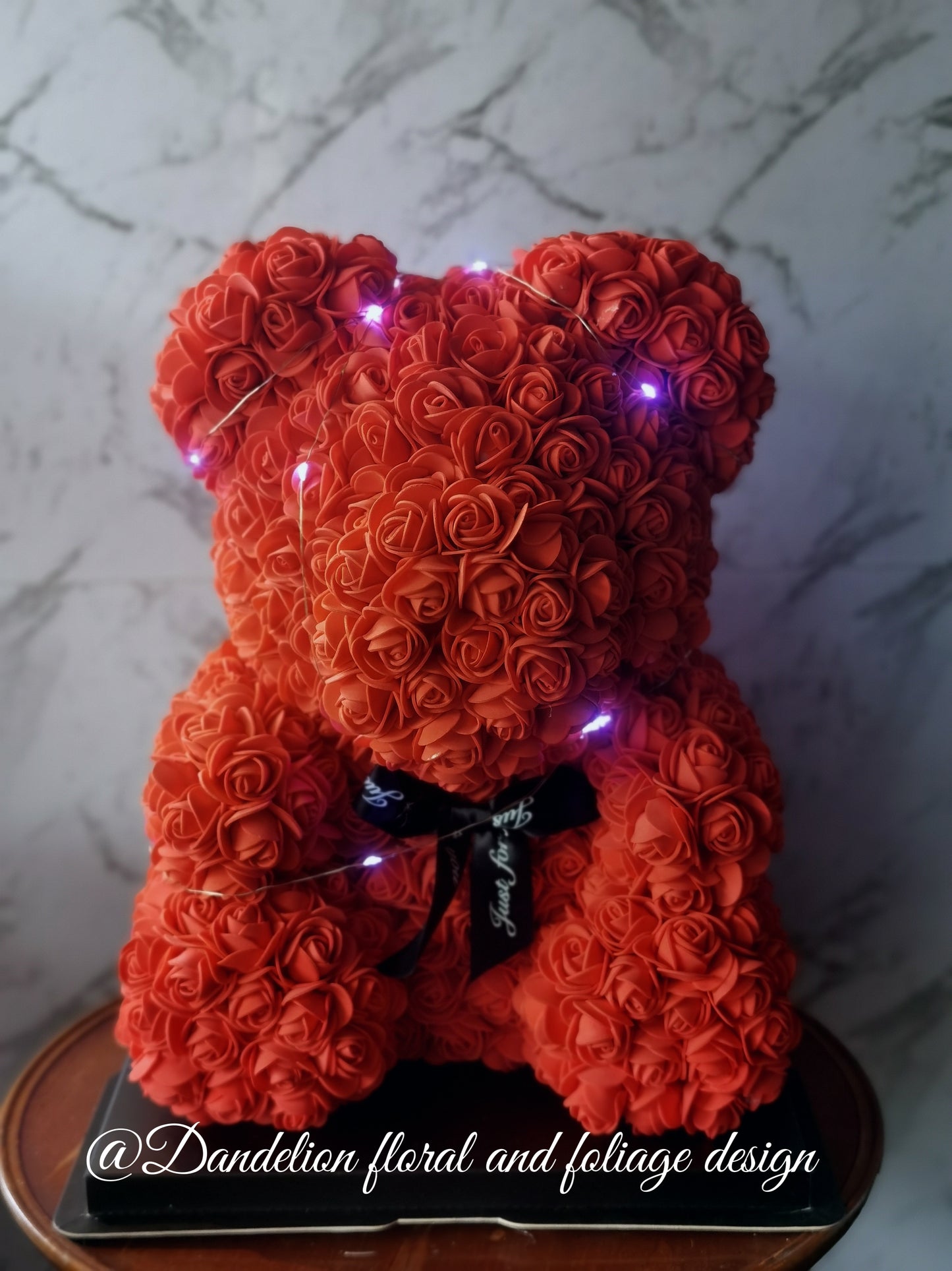 LED Teddy Rose Bear