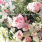 A beautiful assortment of Hydrangea, peony, Dogwood, Pink roses, Canterbury bell and etc. A great gift for her, anniversary, birthdays and etc.