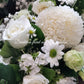 This Sympathy Wreath is made from a selection of fresh seasonal flowers arranged with green foliage, handmade by our skilful florists.
Standard: 50 cm in diameters; 
Large: 60cm in diameters; 
X-large: 70cm in diameters;
Please note: There is 2 business day lead time on all wreaths.