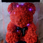 Teddy Bear of red roses in gift box. Ideal for Valentine's Day, Anniversary Gift, Special Gift for you loved ones.