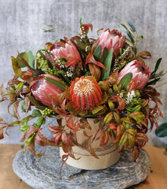 Native Flowers Hat box